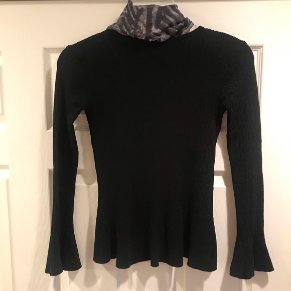 Vita Milano Black Dressy Top - Picture 2 of 5